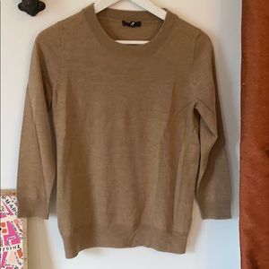 J crew Tippi sweater, tan, size small